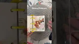 ASMR Scrapbooking | Mini Art Journal #artandcraft #junkjournal #scrapbooking