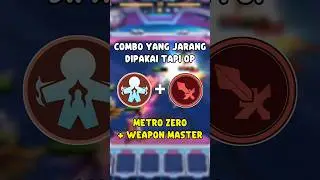 COMBO YG JARANG DIPAKAI TAPI OP BANGET! METRO ZERO + WEAPON MASTER #MagicChessGoGo #MCGGIDCreators