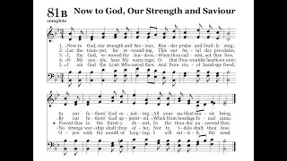Now to God, Our Strength and Savior (Stockwell) 2024 Psalter 81B