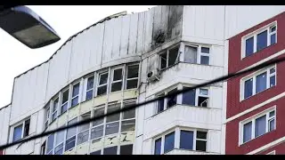 Russia Says Drones Lightly Damage Moscow Buildings Before Dawn, While Ukraine&rsquo;s Capital Bombarded