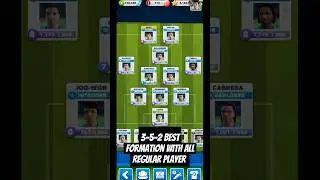 3-5-2 Best Formation with All regular players 💀💀⚽🥅 #viralshorts #shorts