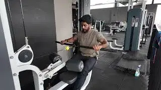 How to do Wide grip seated cable rows | By teambodysculptors #backworkout #cablerows