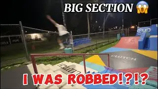 I GOT ROBBED!? Dededo skatepark BIG SECTION - Guam