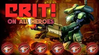 100 % Crit on all Heroes in SlowMo - Patch 1.24