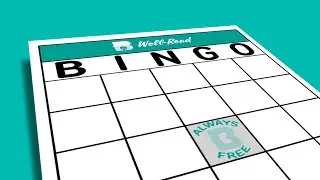 Adult Reading Challenge: Be Well Read Bingo