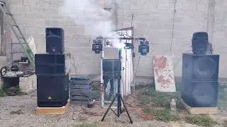 Provando equipo de audio e iluminación dj rino de Amozoc Puebla 