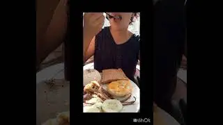 Voici &agrave; quoi ressemble le petit-d&eacute;jeuner Philippin, du riz, poisson frit, &oelig;ufs...Bon et copieux,sain