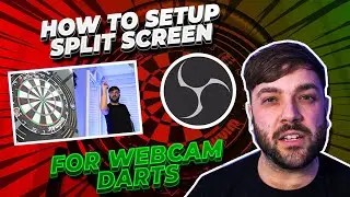 How To Play Online Webcam Darts With A Dual Camera Split Screen Setup Using OBS For Free