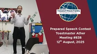 Ather - Prepared Speech ~ Introduction to Body language and Vocal Variety
