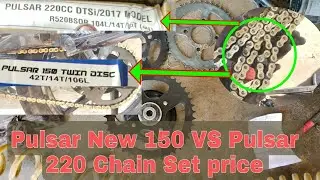 how to pulsar 150 bs4 chain sprocket price, pulsar 150 new chain kit change