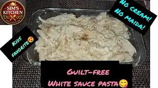 Guilt-Free White Sauce Pasta 😍 | No Cream No Maida | Healthy Pasta Recipe 🔥 @healthyfood0012 