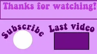 Purple Outro Template