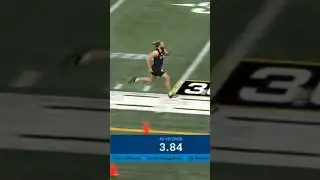 Dallin Holker 40 yard dash - Like and subscribe for more NFL content #nflcombine