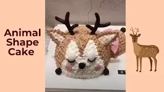 Animal Shape Theme Cake Decoration