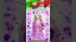 ASMR Journal With Me 😍 Purple Theme 💜💟 #amsr #journal #shorts #scrapbooking #craft
