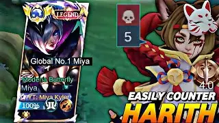 MIYA 1 HIT DELETE TUTORIAL BUILD 2025!💀 (100% AUTO KILL.) Miya Best Build and Emblem 2025!!! - MLBB🔥