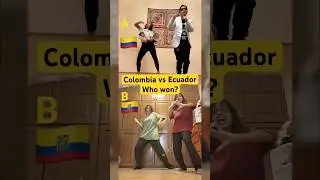 Who won this epic battle Colombia or Ecuador? #salsa #culebritica #grupo5 #video #viral #ecuatoriana