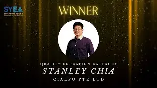 Stanley Chia, 2020-2021 SYEA winner