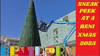 Benidorm Prepares For Christmas!🎄🇪🇦 Let's Take A Look Around! 🎠🎁☀️ #benidorm 