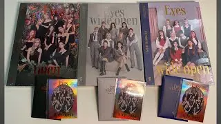 UNBOXING TWICE Eyes wide open (all 3 versions)