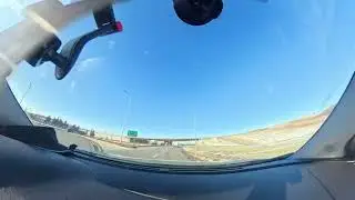 Calgary to Banff - front 64x speed