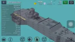 Warship craft: USS terminator custom cruiser/aircraft carrier