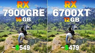 RX 7900 GRE vs RX 6700 XT - Test in 8 Games