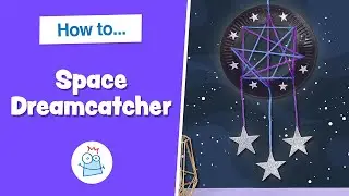 How to Make Space Dreamcatcher from Paper Plates | Baker Ross