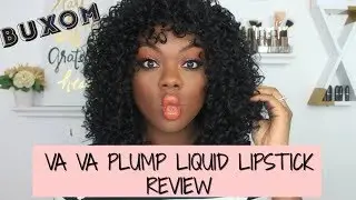 ОБЗОР | Жидкая помада Buxom VaVa Plump Shiny