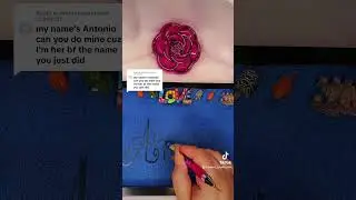 ASMR Zen Garden: Handwriting 'Antonio' with Relaxing and Soothing Sand Sounds