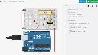 Tinkercad - Using a pushbutton input