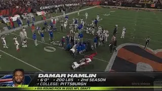 Damar Hamlin SCARY INJURY | Collapses on Field at Buffalo Bills vs Bengals Monday Night Football