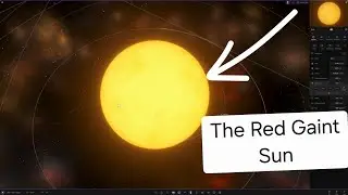 The Red Gaint Simulation | The future of Solar System 🌞 