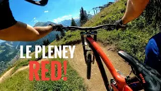 MORZINE Le Pleney- RED FULL SEND !!
