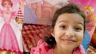 Princess Barbie House Tour with Rihana 💖 | Kids Pretend Play