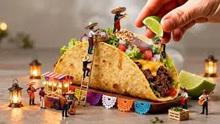 🌮🔥 Taco Fiesta ASMR &ndash; Crispy & Juicy Miniature Sounds