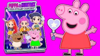 Свинка Пеппа против охотников на демонов KPOP ❤️Сделай сам из бумаги❤️ Создай тихую книгу Свинка ...