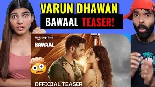 Bawaal - Official Teaser Reaction | Varun Dhawan, Janhvi Kapoor | Prime Video India