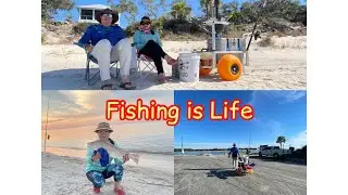 Surf Fishing at Port Saint Joe Beach |#surffishing #portsaintjoebeach #gulfofmexico