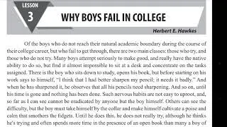 Why Boys Fail in College. 2nd year.complete translation.