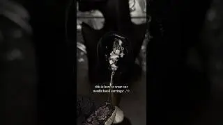 How to wear our earrings! 🖤 #goth #grunge #alternative #altgirl