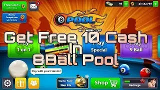 (Free Cash) 8Ball Pool Get Free 10 Cash Tricks
