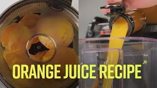 [Juicing for Beginners] How to Make Orange Juice🍊🧡