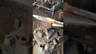 wrought iron process for making iron holes