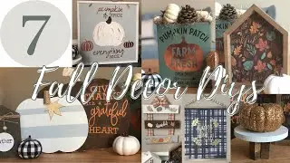 7 *NEW* FALL DECOR DIYS | TARGET DOLLAR SPOT & Dollar Tree DIY | Fun fall decor!
