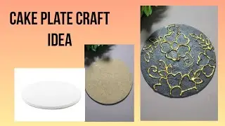 Diy cake plate craft idea /reuse of cake plate /best out of waste 