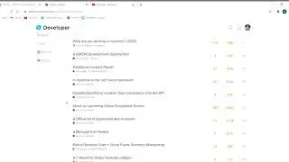 What Developer Forum Looks Like (TOUR)