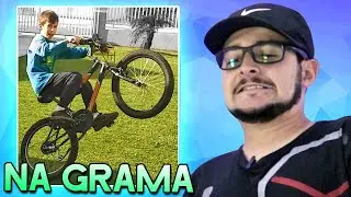 ELE EMPINOU DE BIKE NA GRAMA | #FiqueEmCasa e reaja #Comigo 9