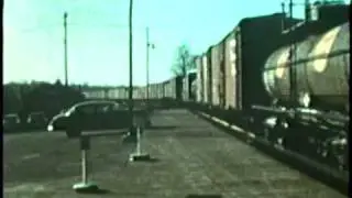 CP/CN Steam Train Action Galt (Cambridge) Station 1956.mpg