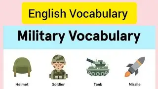 Military Vocabulary (English Vocabulary) | Subscribe for More Videos #english #vocabulary
